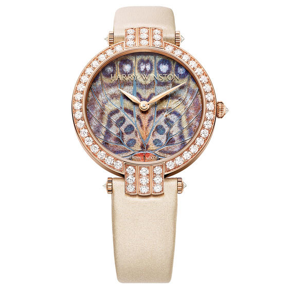 Discount Harry Winston PREMIER PRECIOUS BUTTERFLY AUTOMATIC 36MM PRNAHM36RR007 watch replica